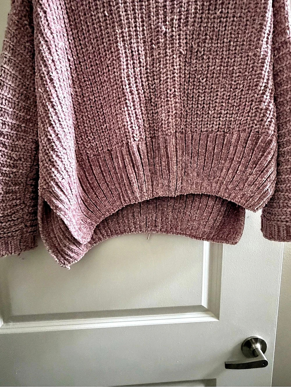 Pink V-Neck Sweater - Picture 6 of 8